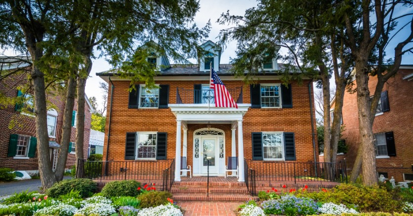 House Along Second Street In