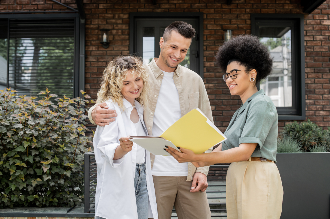 Realtor Showing Property to the Couple
